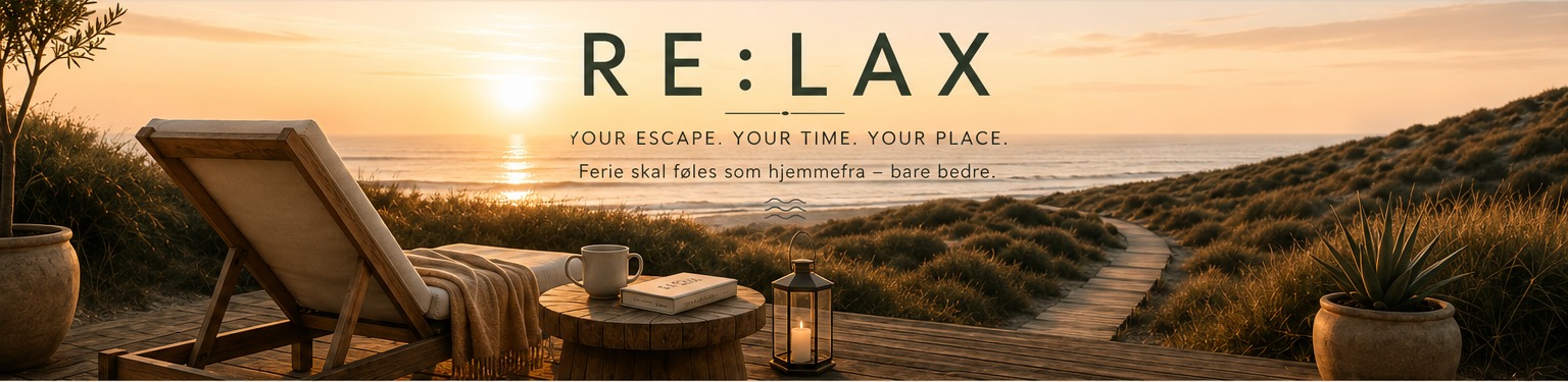 Rolig ferie ved havet i solnedgang – RE:LAX